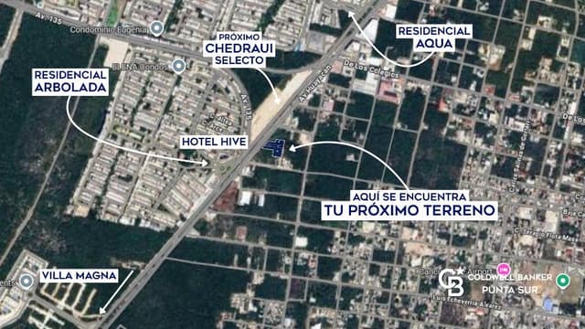Terreno Estratégico de 6,001 m² en Venta sobre Av. Huayacán – Cancún