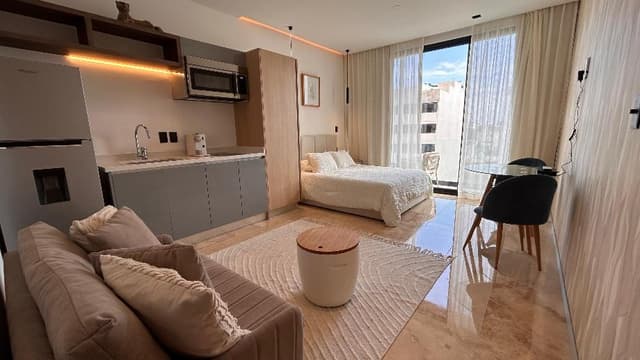 Estudio de Lujo a 10 min de la playa!