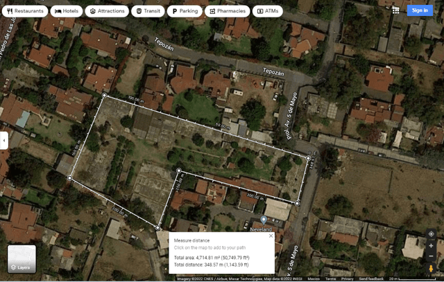 Excelente Terreno en Venta en Tepepan - Para inversionista o como casa con árboles frutales