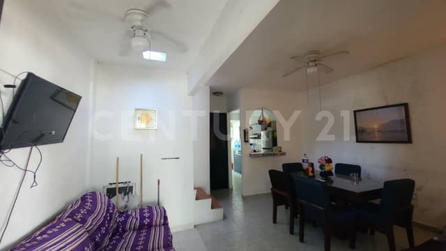 Casa amueblada de 3 rec en renta en Balamtun Playa del Carmen P4490