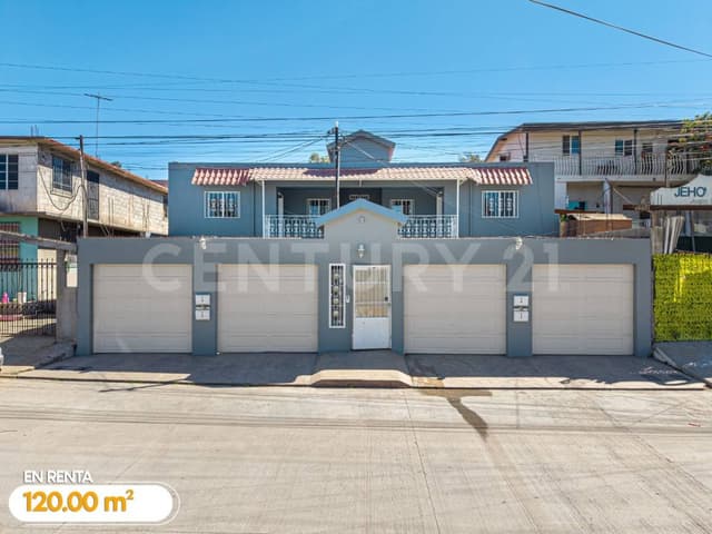 DEPARTAMENTO EN RENTA EN COL BENITO JUAREZ PLAYAS DE ROSARITO B.C.