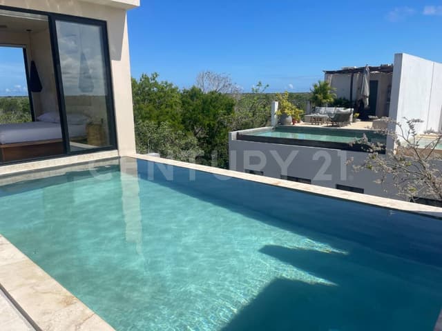 Penthouse Equipado en Venta en Chemuyil Tulum