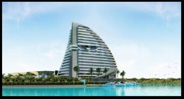 En Venta lujoso departamento en Puerto Cancún C1922