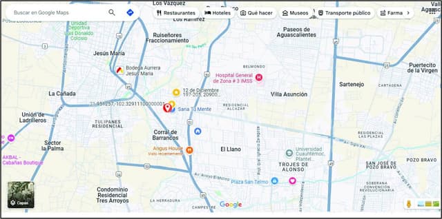 Terreno en venta al norte en Maravillas, Jesús María, Ags.
