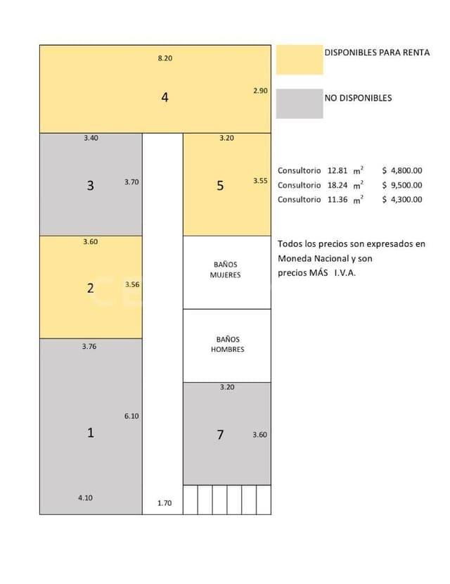 BOSQUES DE MEXICO, OFICINA EN RENTA 10860 COR
