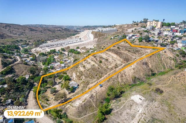 MACRO TERRENO EN VENTA DE 13,922 M2 EN LA COLONIA EL TECOLOTE, TIJUANA, BC