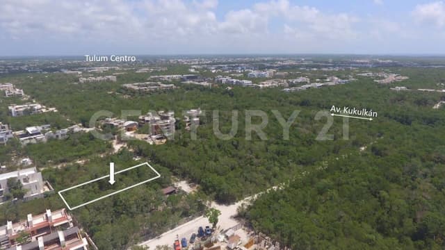 Terreno en VENTA cerca de las playas de TULUM EM02223