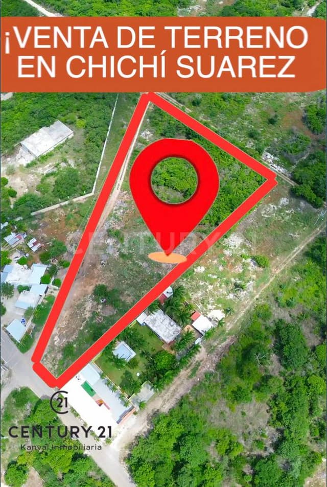Terreno en venta en Chichí Suárez Mérida 5,746 m²