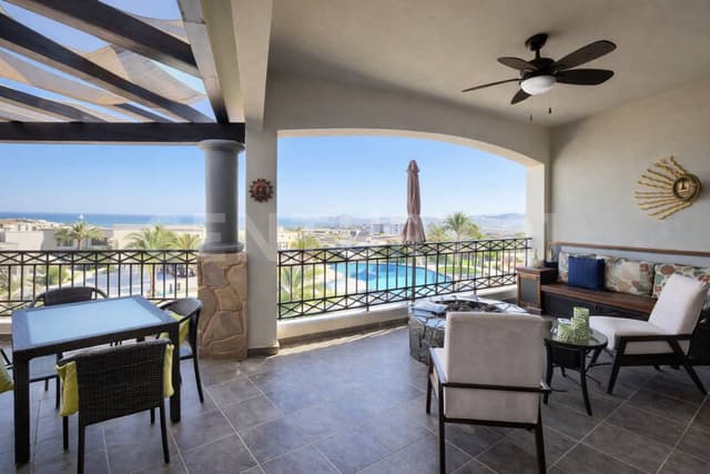 Penthouse con vista al mar en Los Cabos, amueblado en Ventanas Fase 2