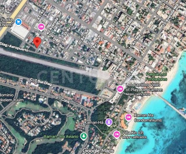 Terreno en Esquina Uso Mixto – Playa del Carmen Centro