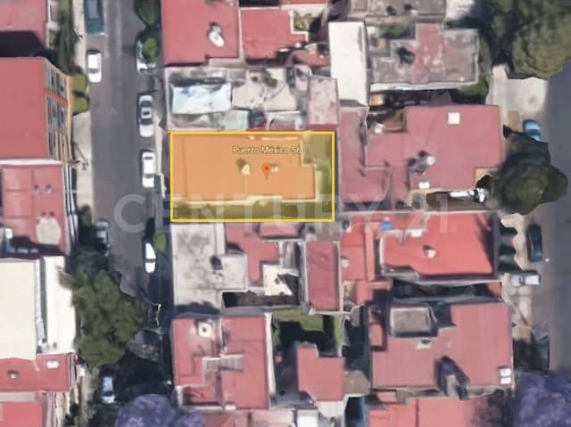 ROMA SUR, CDMX TERRENO CON USO DE SUELO 10544 RTV