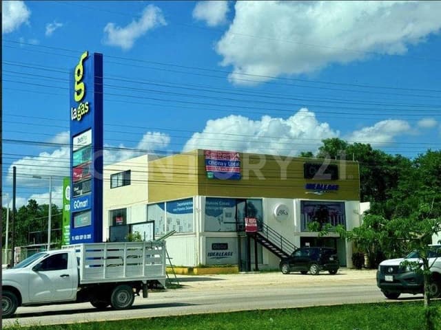 Oficina 150 m2 sobre Carretera Federal, Playa del Carmen P3523