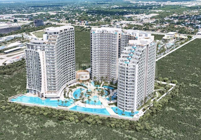 Aurora Towers - Departamento en Venta con vista Laguna Nichupté
