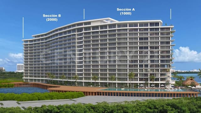 Departamento en venta - Bay View Grand Island Cancun