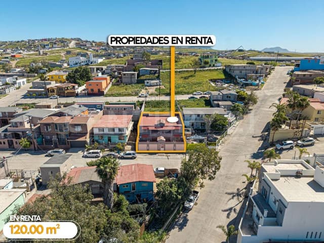 DEPARTAMENTO EN RENTA EN COL BENITO JUAREZ PLAYAS DE ROSARITO B.C.