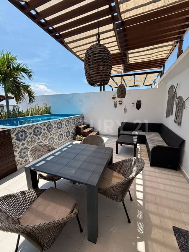 Penthouse amueblado en Tulum