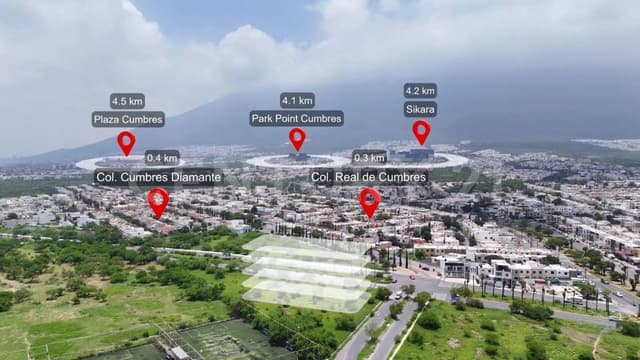 Terreno en Venta en Cumbres Diamante, Avenida Ruiz Cortines, Monterrey