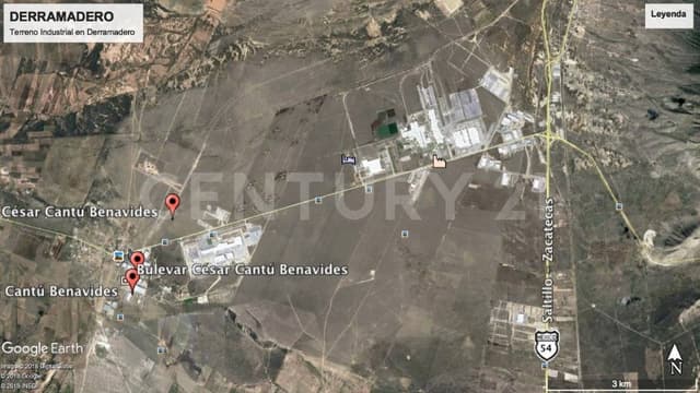 Terreno Industrial 12 ó 28 hectáreas en Derramadero atras de Chrysler FCA