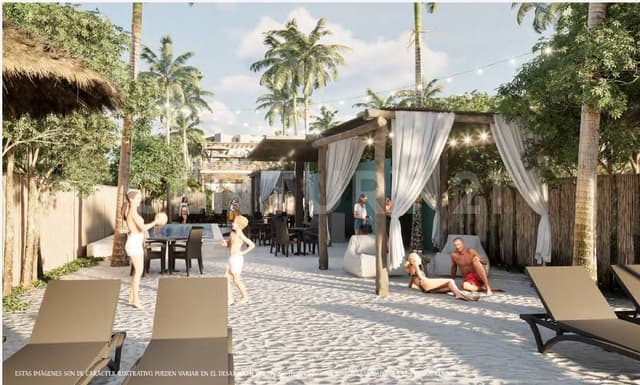 Penthouse de 3 habs en playa Telchac Yuc.con Beach Club privado.