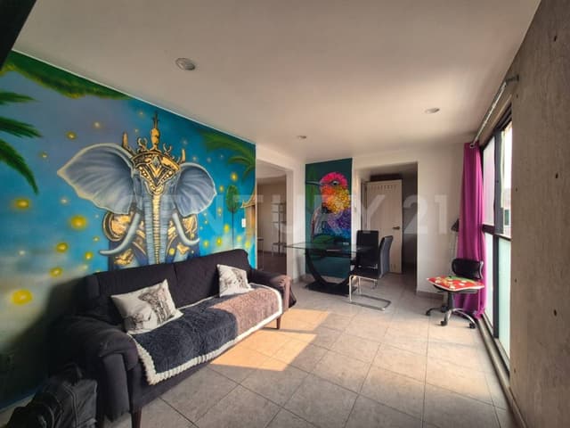 Departamento amueblado en renta en Buenos Aires, Cuauhtémoc, CDMX.