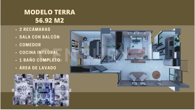 Departamento en Venta en Mazatlan, Sinaloa, Mexico. Gaia Towers.