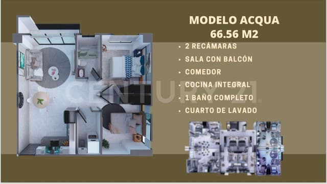 Departamento en Venta en Mazatlan, Sinaloa, Mexico. Gaia Towers.