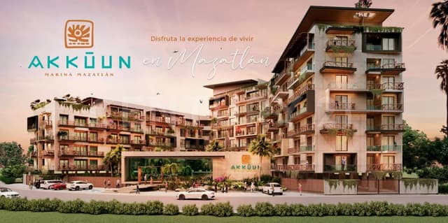 DEPARTAMENTO EN VENTA EN MARINA MAZATLAN, TORRE AKUUN