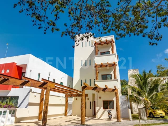 Venta Departamento 2 rec amueblado en el Cielo Playa Del Carmen P4437
