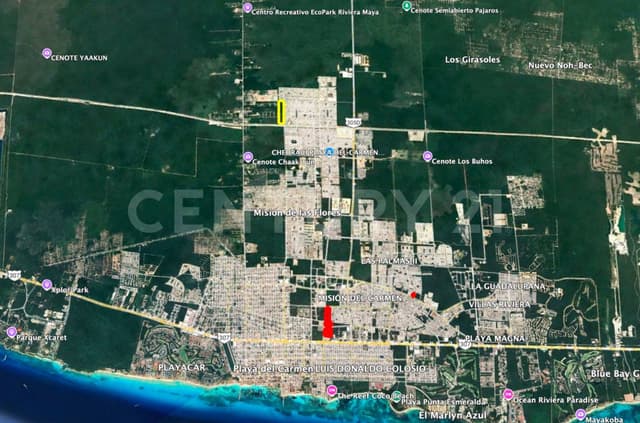 Terreno Comercial en Venta en Playa del Carmen, Solidaridad, Quintana Roo