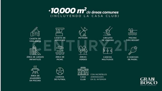 Venta, casa en GRAN BOSCO Conkal Yuc. Más de 15 amenidades.