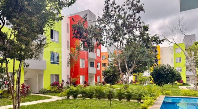 Departamento de 2 Recamaras 1 baño Equipado y Amueblado en Paseos de Sisal