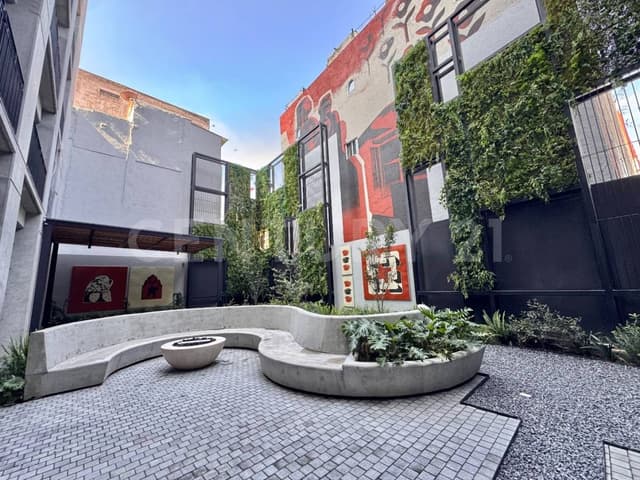 Departamento en renta con balcón en José Maria Iglesias, Tabacalera CDMX