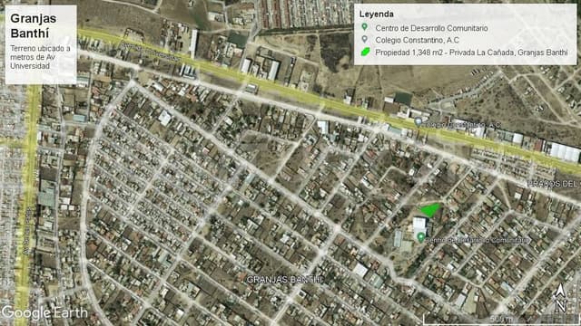 Terreno en Venta en Granjas Banthí, San Juan del Río, Querétaro.