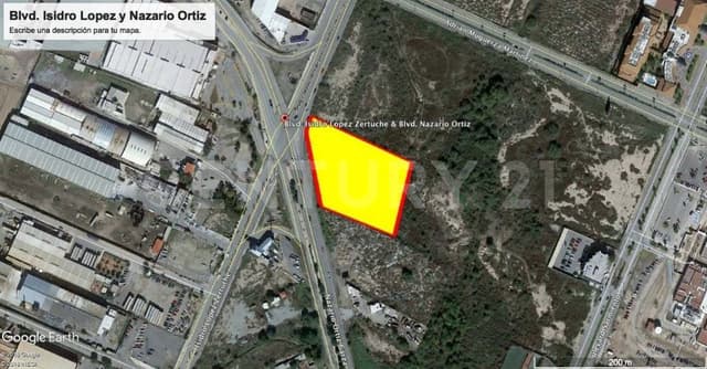 SE VENDE TERRENO COMERCIAL AL NORTE DE SALTILLO.