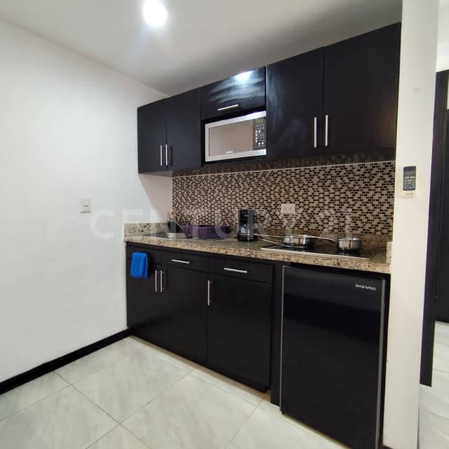 ESTUDIO EN RENTA EQUIPADO A UNOS PASOS DE PARQUE LAS PALAPAS EN CANCUN