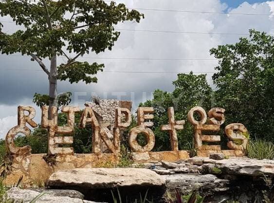 Terreno de 8,463 m2 en venta Ruta de los cenotes Km 6 Puerto Morelos P4518