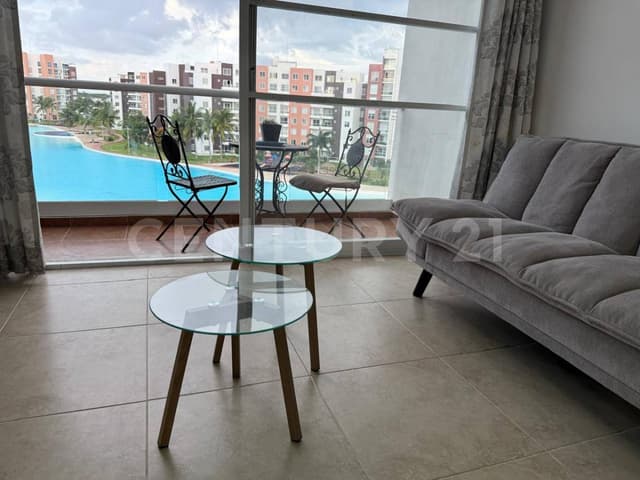 Renta Dream Lagoons 2 Recámaras 2 Baños Vista a la laguna Cancun Q. Roo