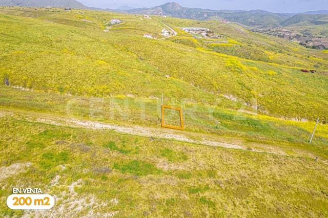 TERRENO PLANO EN LOMAS DE CANTAMAR EN PLAYAS DE ROSARITO B.C.