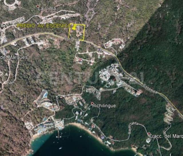 TERRENO EN VENTA EN CARRETERA ESCÉNICA, PUERTO MARQUÉS, ACAPULCO, GRO