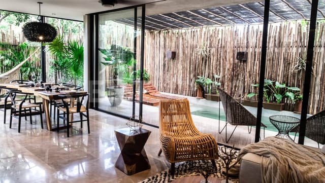 Departamentos de arquitectura sustentable en Tulum P2487