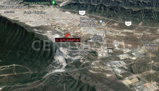 VENTA TERRENO INSUSTRIAL EN SANTA CATARINA, NL