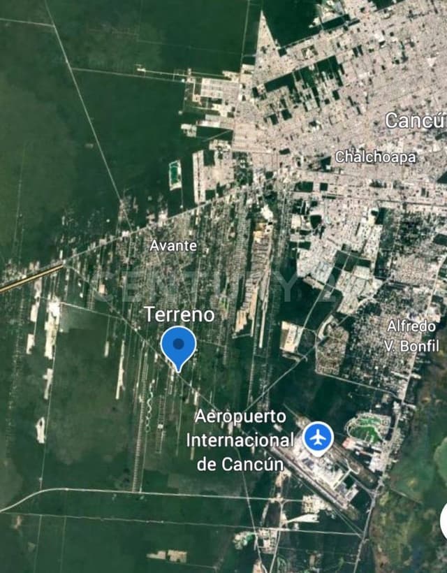 Terreno Comercial en Venta 2 hectáreas en Carretera Cancún - Mérida