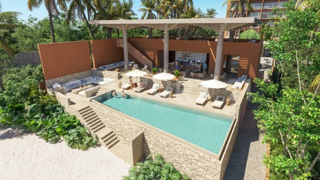 Preventa de Departamento Beach Front en Costa Mujeres C3845