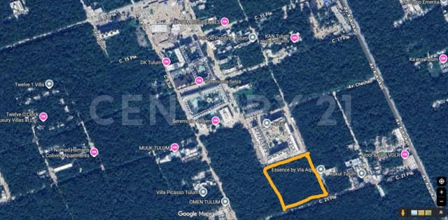 Terreno en Venta en Tulum, La Veleta, Región 15 Mza 150 Q.Roo