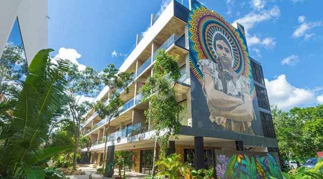 Renta estudio amueblado con Balcón Privado en Tuk Tulum