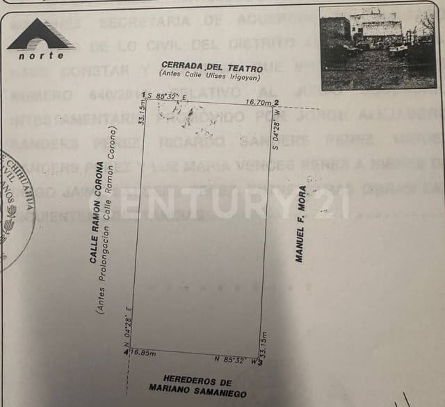 TERRENO EN VENTA ZONA CENTRO
