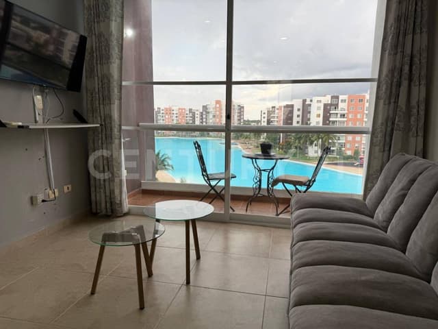 Renta Dream Lagoons 2 Recámaras 2 Baños Vista a la laguna Cancun Q. Roo