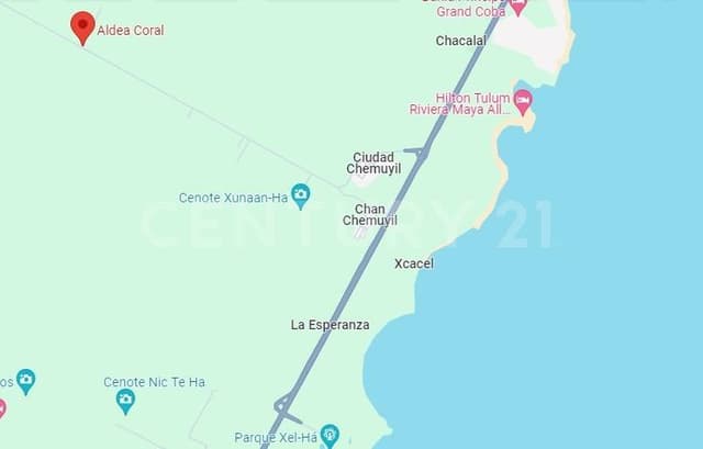 Se vende Lote de 1 hectarea en Aldea Coral , Chemuyil Riviera Maya P4129