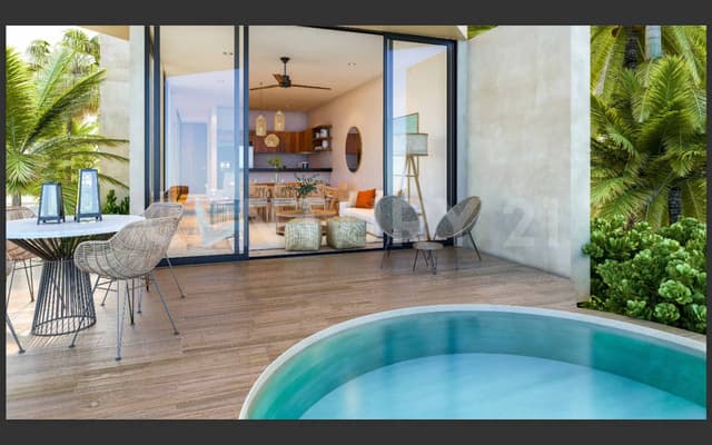 Villa Tipología B en el Desarrollo BAJAREQUE - Telchac, Yucatán