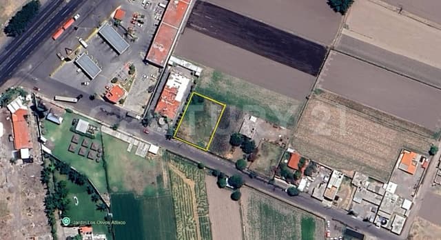 Venta de Terreno en Atlixco zona corredor gastronómio